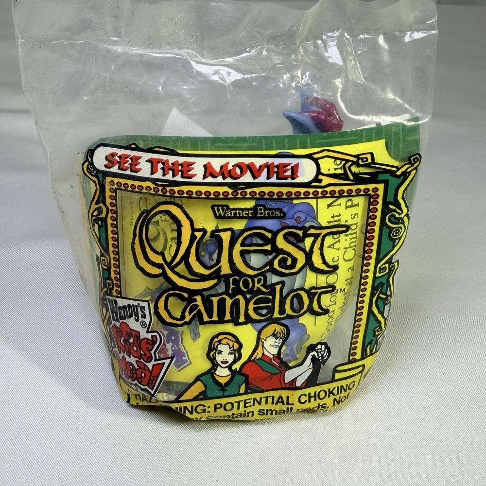 Quest For Camelot Movie Wendy's Kids Meal Toy 1998, NIP Devin And Cornwell